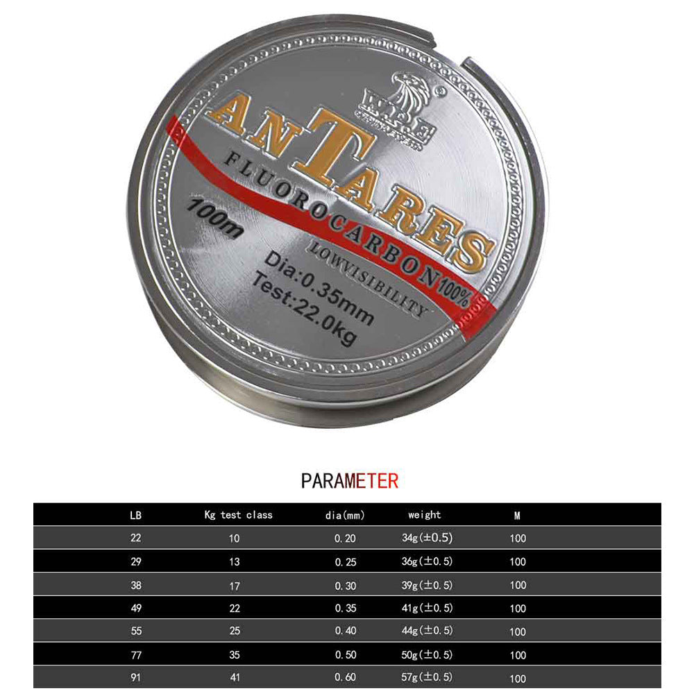 Fluorocarbon Coated Invisible Fishing Line Carbon Fiber Fishing Tool GND Products