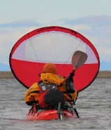Folding Kayak Sail Wind Paddle Sailing Popup Paddle Board Durable Canoe Sail Rowing Downwind Boat GND Products
