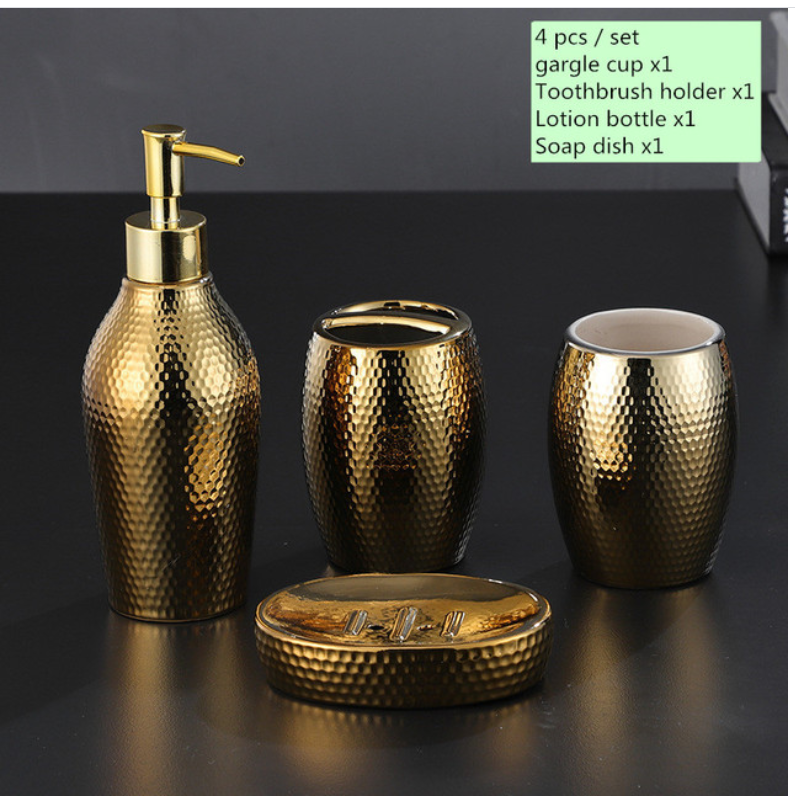 Four Simple Decoration Honeycomb Gold Light Luxury Nordic GND Products