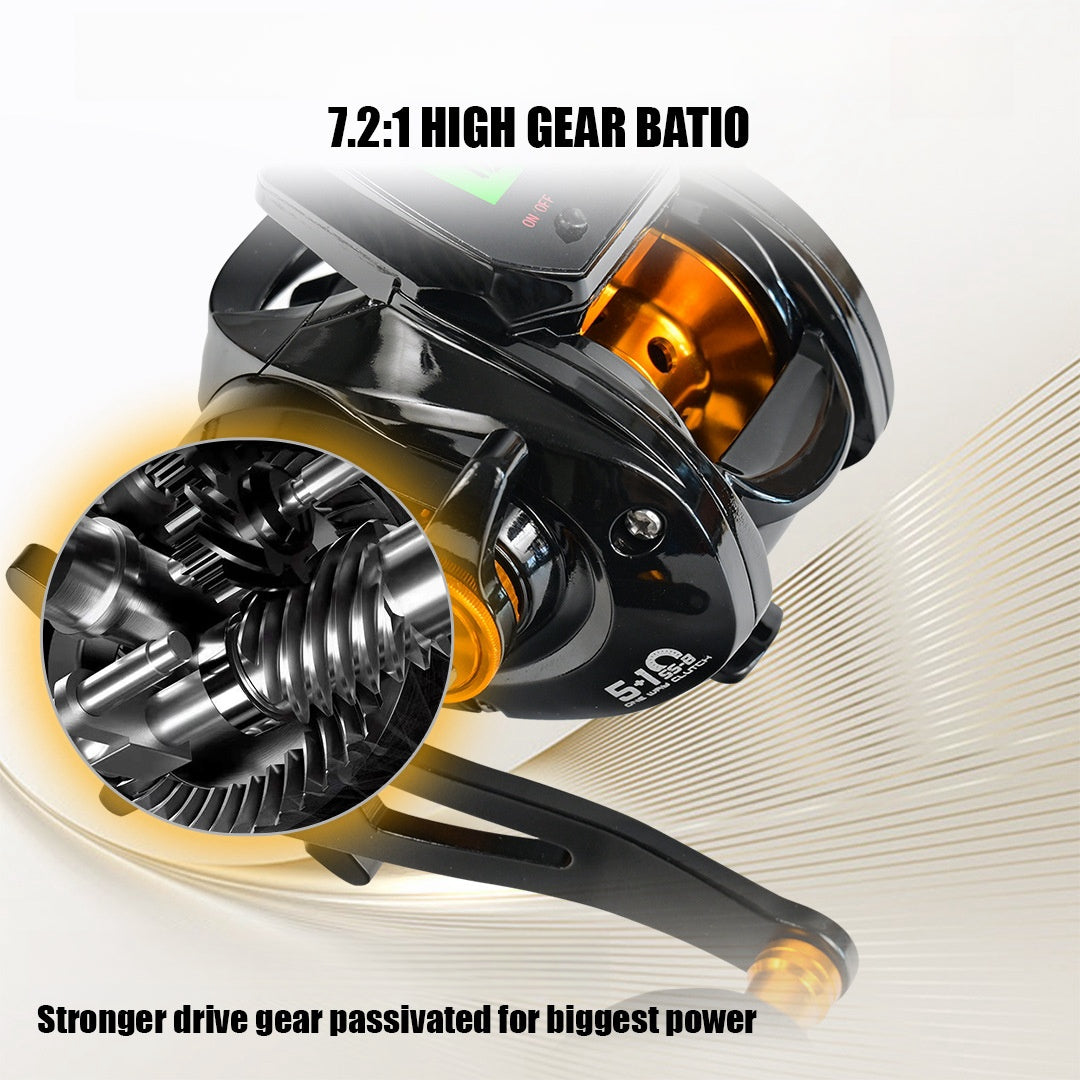 New Waterproof Large Screen Digital Display Drip Wheel Backlight Counting With Drain Alarm Bridge Fishing Boat Fishing GND Products