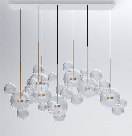 Soap Bubble Mickey Chandelier LED Living Room Bedroom Dining Room Glass GND Products