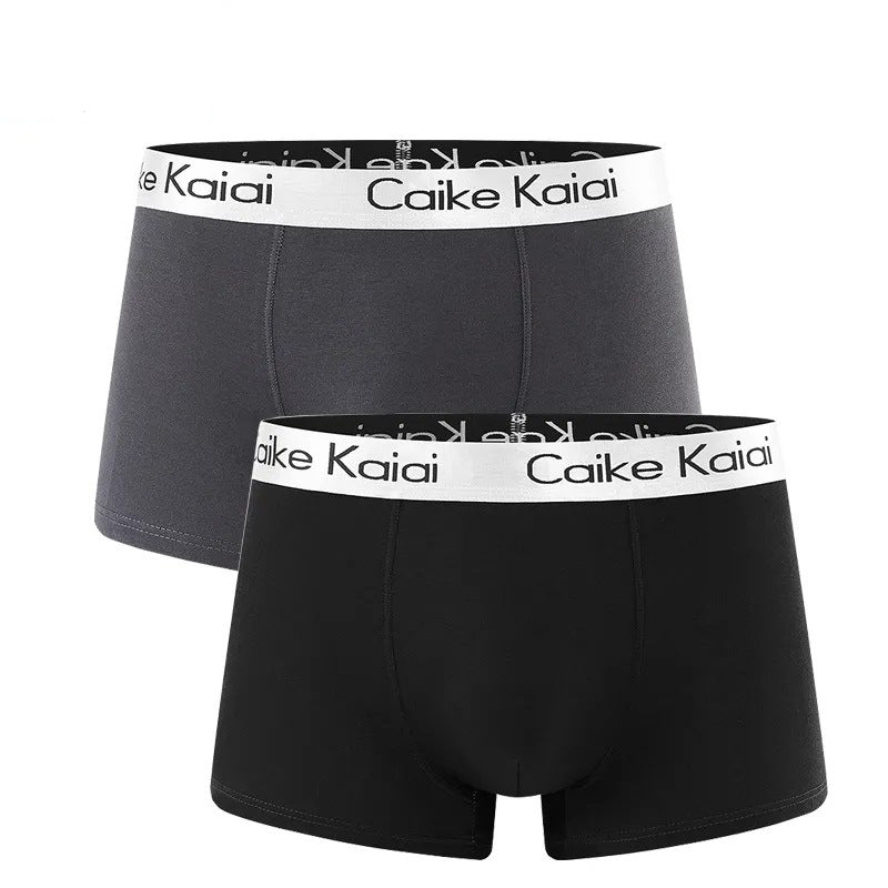 4 pairs of Cotton Boxer Shorts Four-corner Antibacterial Breathable Shorts