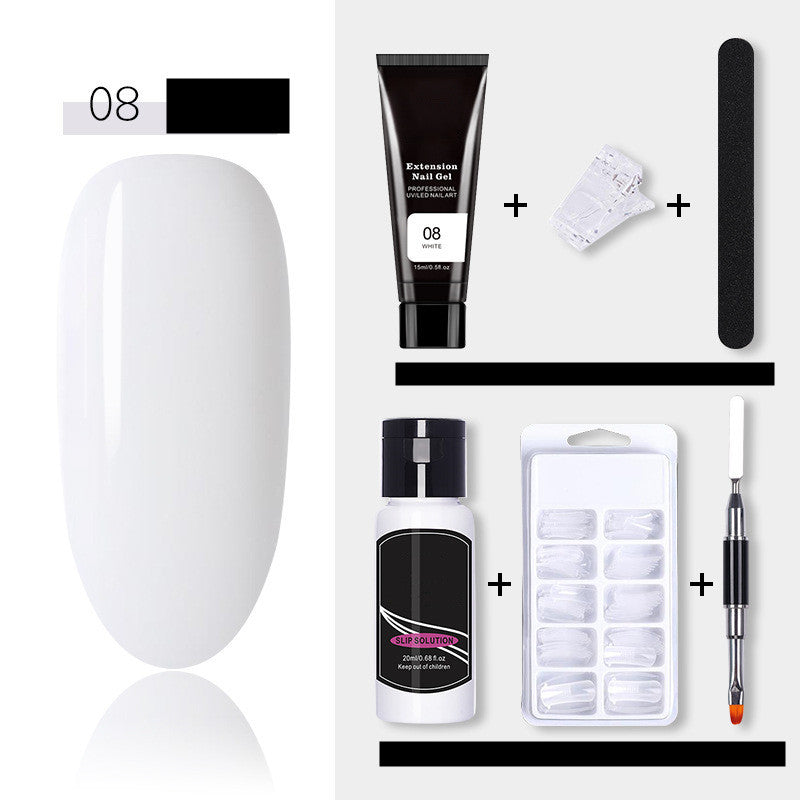 Nail Art Solid Extension Glue Long Crystal Model Crystal Glue Set GND Products