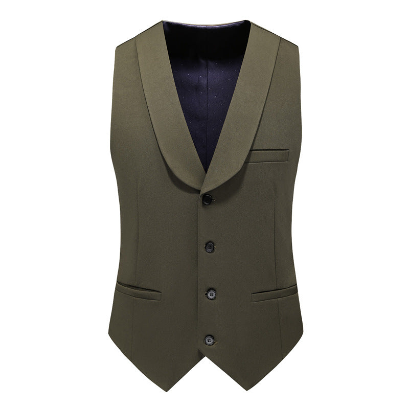 Business Casual Men's Suit Three-piece Suit Wedding Dress Saor Style