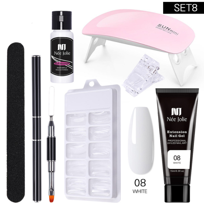 Nail Art Solid Extension Glue Long Crystal Model Crystal Glue Set GND Products