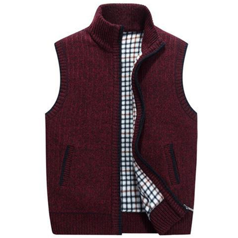 Knitted sweater body warmer