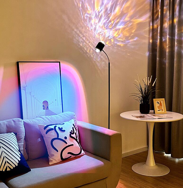Lighting Internet Celebrity Living Room Sunset Metal Spotlight Water Ripple GND Products