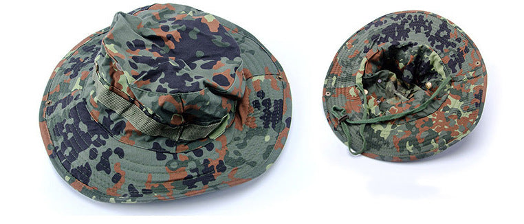 Camouflage Summer Fisherman Outdoor Sunscreen Hat