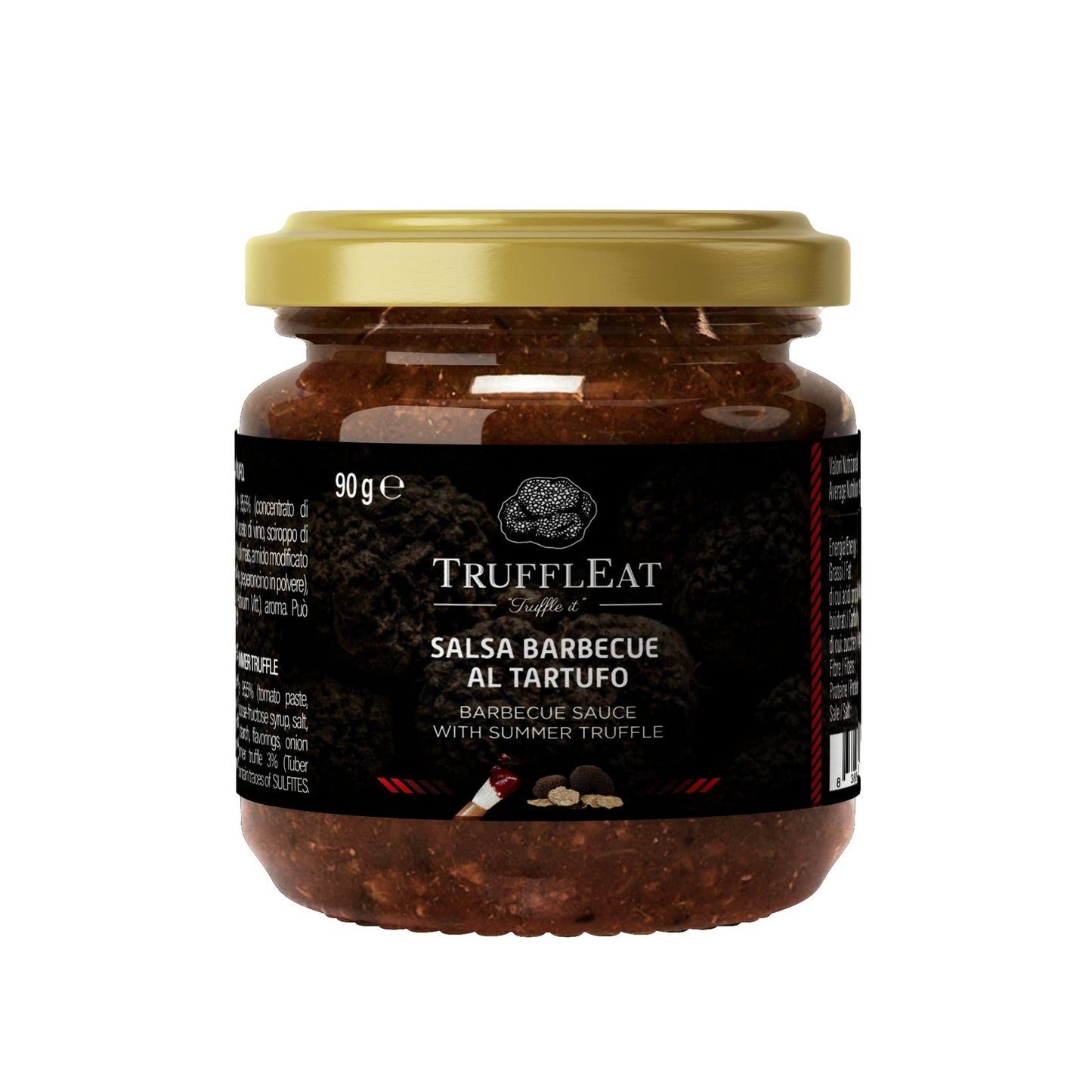 Italian barbecue sauce with black summer truffle 80 gr Crimson Broadleaf