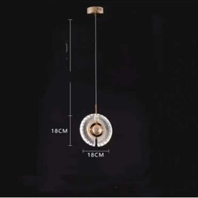 Chandelier Light Luxury Modern Crystal High-end Lamp New Nordic Bedroom Room Bedside GND Products