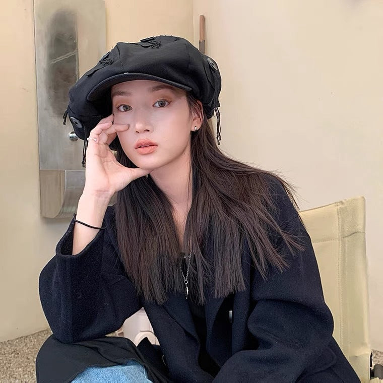 Women's Hip Hop Button Niche Beret