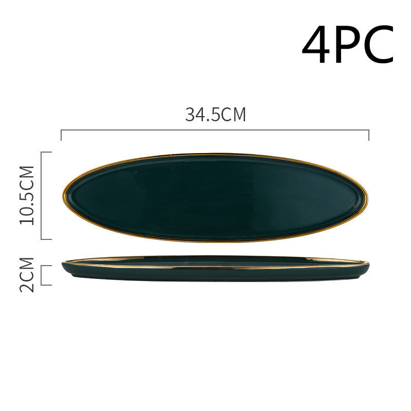 Square Decorative Ceramic Tableware