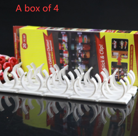 Clip N Store Storage Rack Spice Rack Kitchen Supplies Gadgets Bottle Racks GND Products