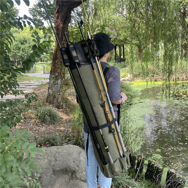 Fishing Rod Fishing Gear Cylindrical Fishing Bag GND Products