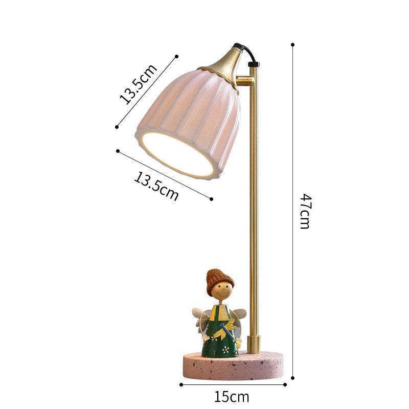 Nordic Style Light-transmitting Ceramic Ins Table Lamp GND Products