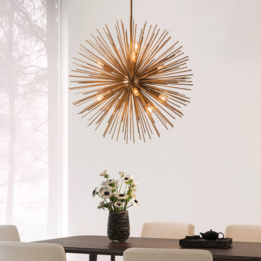 Dandelion Hedgehog Ball Sea Urchin Geometric Ball Sample Room Chandelier GND Products