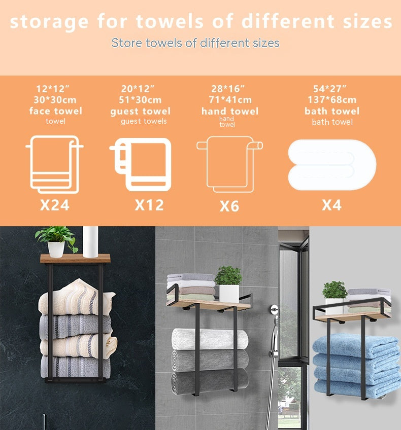Hanging Bathroom Metal Towel Rack GND Products