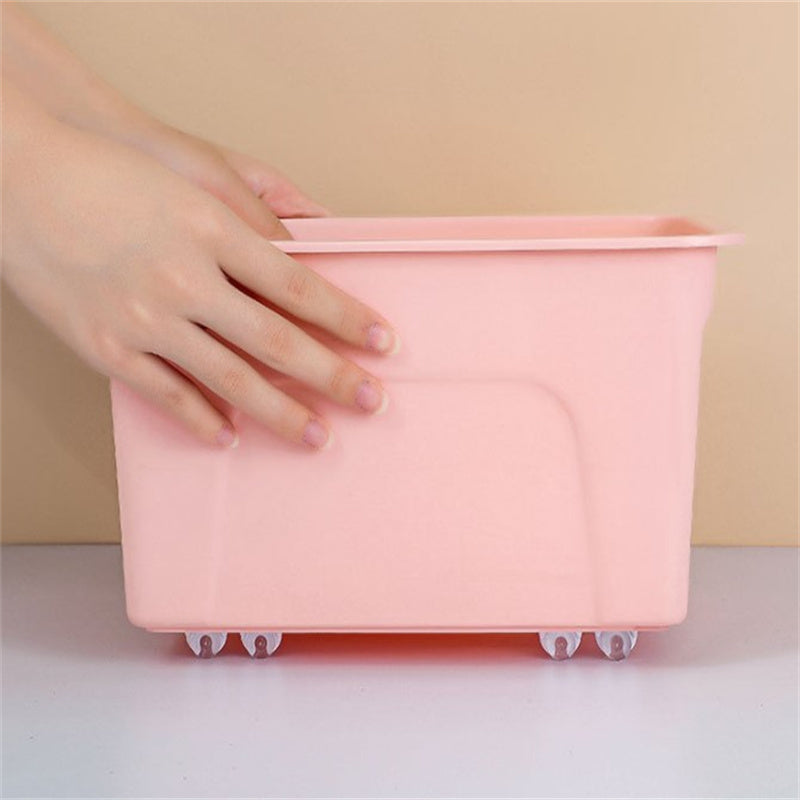 One-way Stickable Storage Box With 4 Wheels GND Products