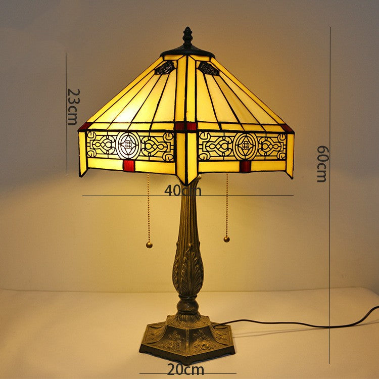Decorative Table Lamp Zinc Alloy,  Stained glass GND Products