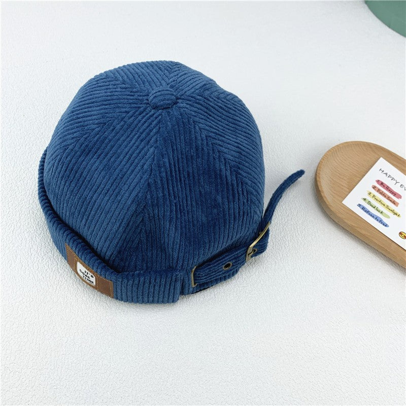 Sailor Corduroy Button Trendy Japanese