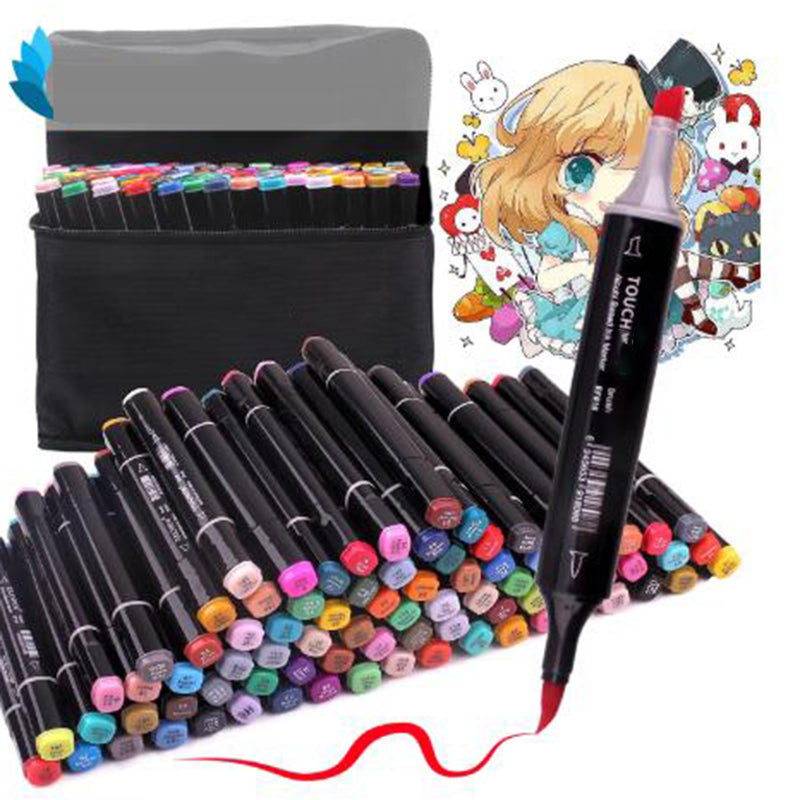 Double-headed Marker Pen Student Art Painting Set Supplies Color Marker Pen GND Products