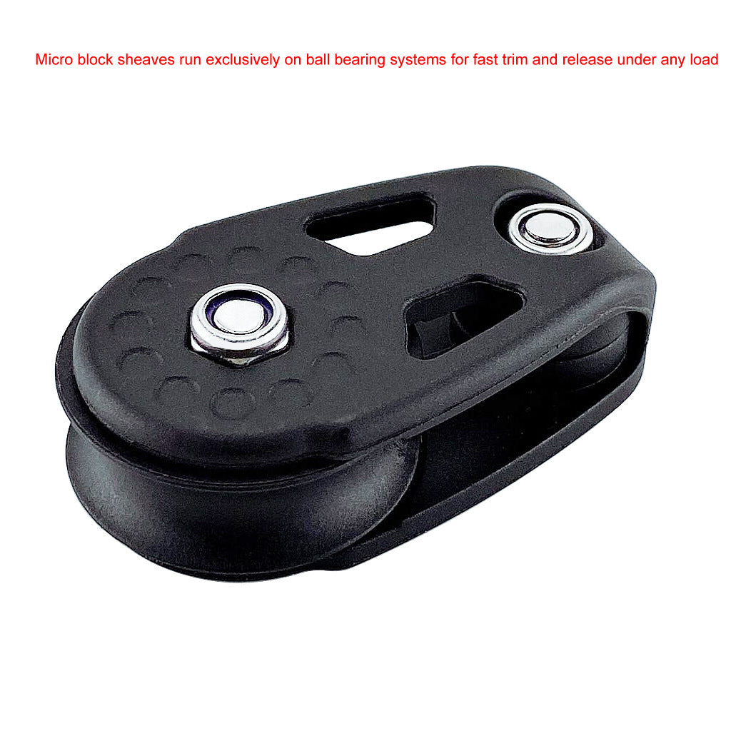 Plastic Black Durable Kayak Pulley GND Products