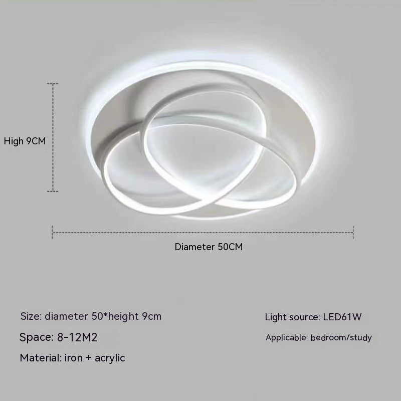 Clover LED Ceiling Lamp Nordic Living Room Modern Light Luxury Bedroom Light Warm Room Lamp GND Products
