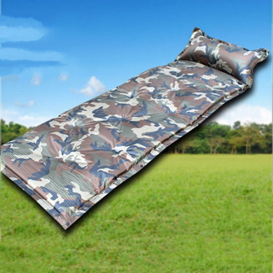 Camo Automatic Inflatable Cushion With Pillow Outdoor Camping Camping Damp GND Products