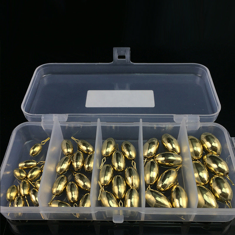 Inverted Fishing Copper Sinker Set Lead Sinker Copper Sinker GND Products