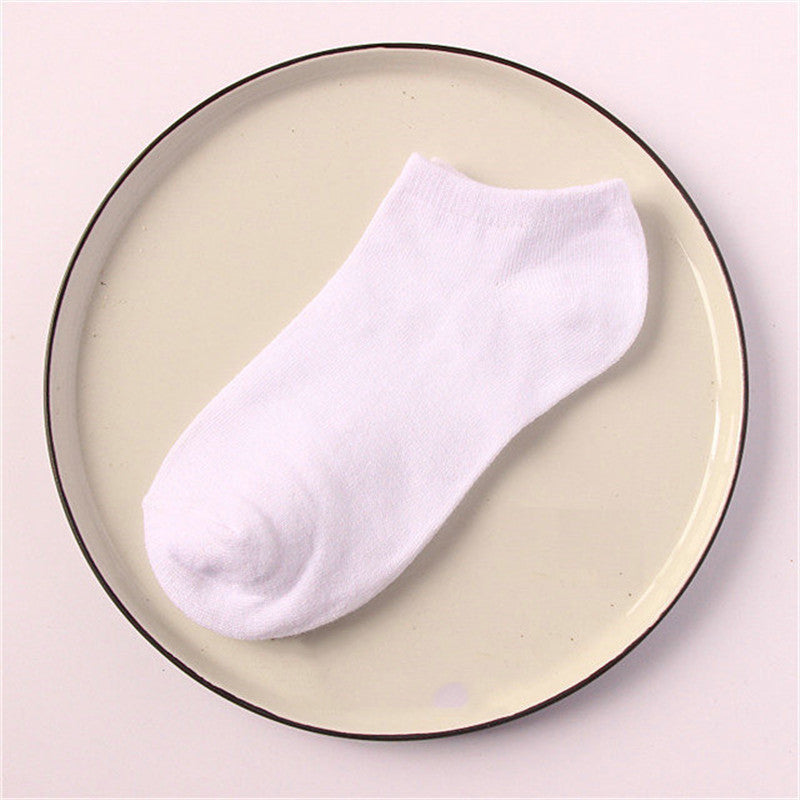 5 pairs of Short Socks Boat Socks Ladies Socks White Socks Student Socks