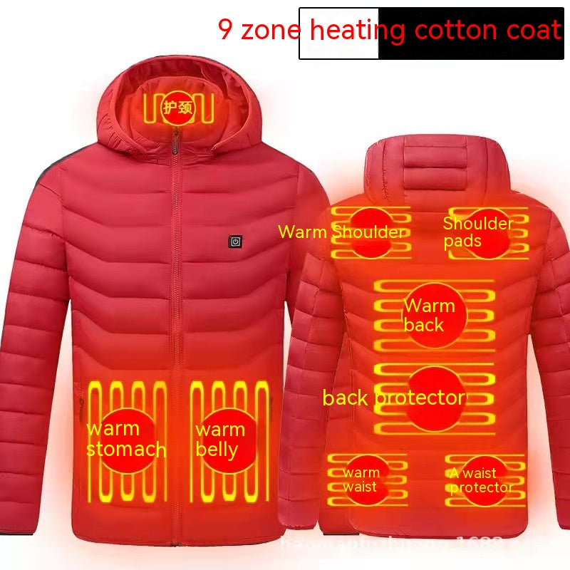 Winter Smart Couples Constant Temperature Cotton Clothing USB Electric Heating