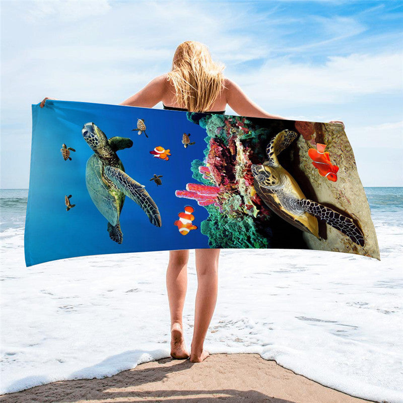 Square beach towel Saor Style