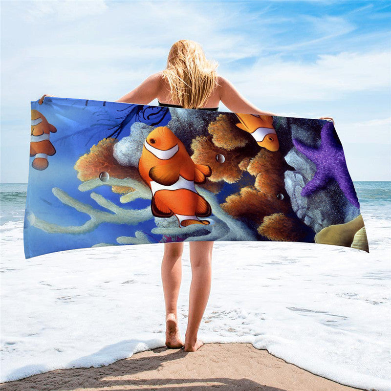 Square beach towel Saor Style