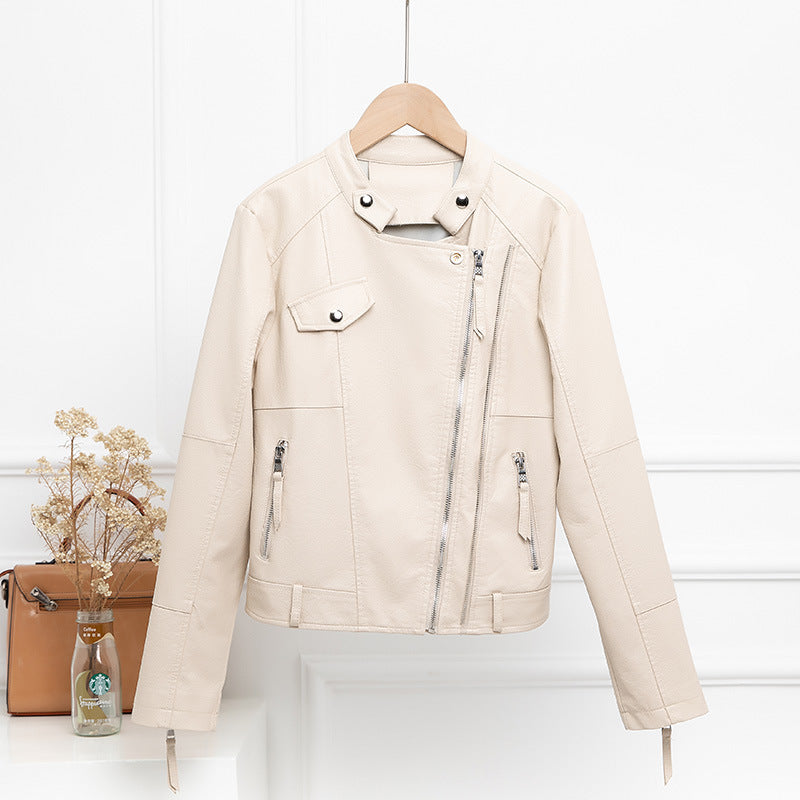 Women's leather short jacket Saor Style