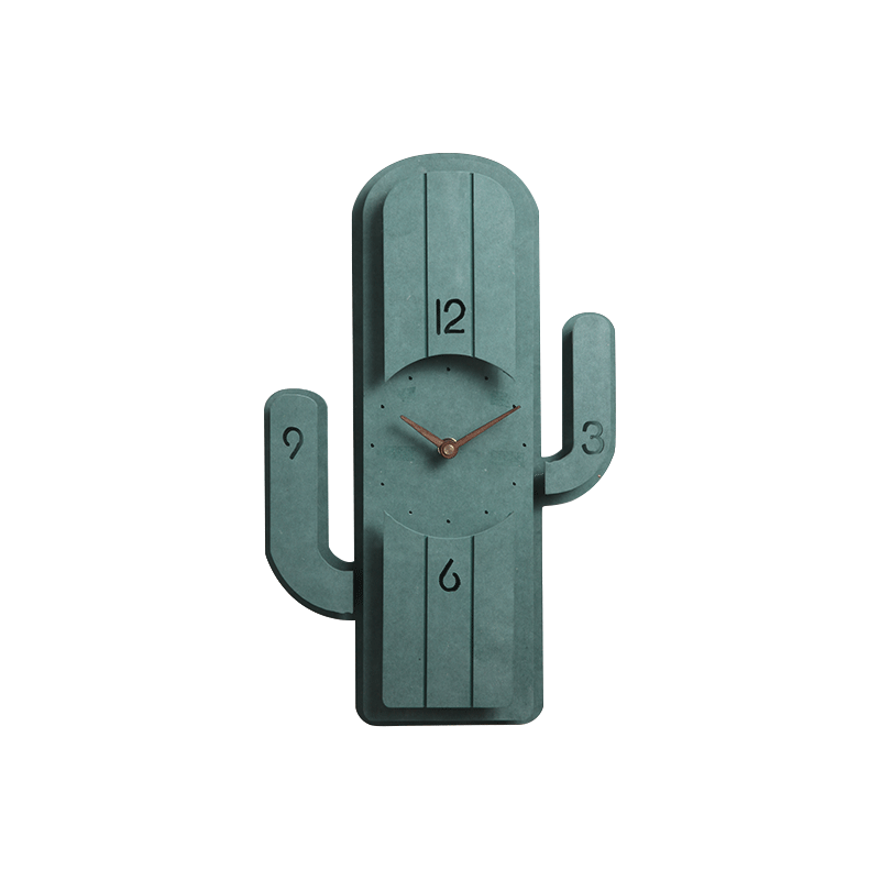 Wooden Clock Wall Clock Living Room Personality Creativity