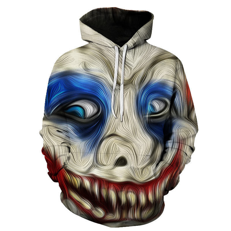 Large selection of digitally Printied Loose Hooded Casual Sweatshirt