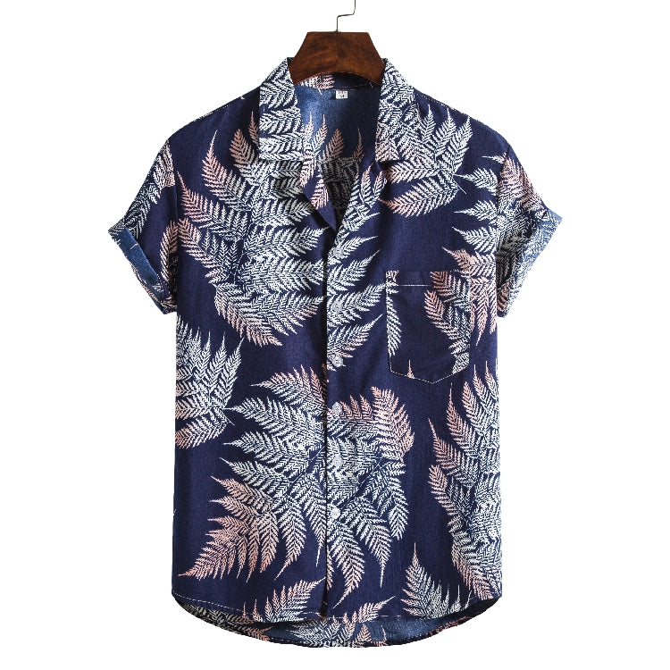 Men Short sleeved beach shirts men New printed T shirt Saor Style