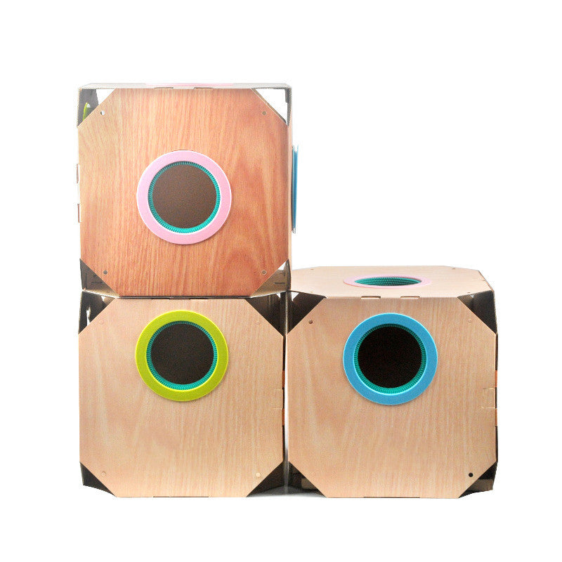 DIY Multipurpose Cat Hiding Box Toys with Cardboard Hair Removal GND Products