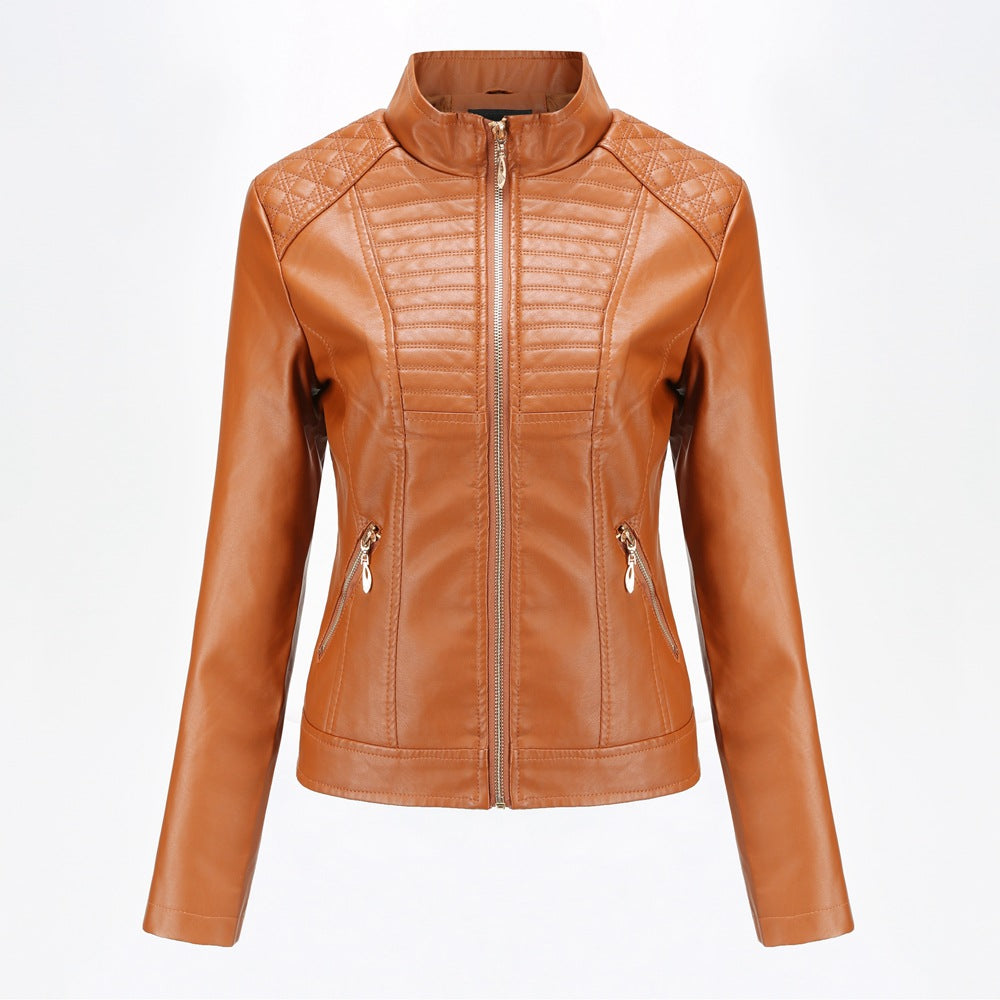 Women's motorcycle leather jacket Saor Style