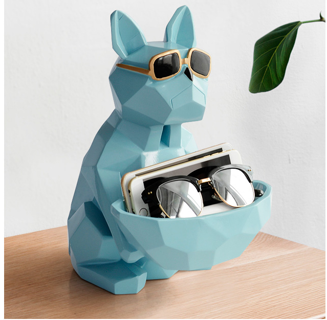 Geometric Glasses Dog Storage Box