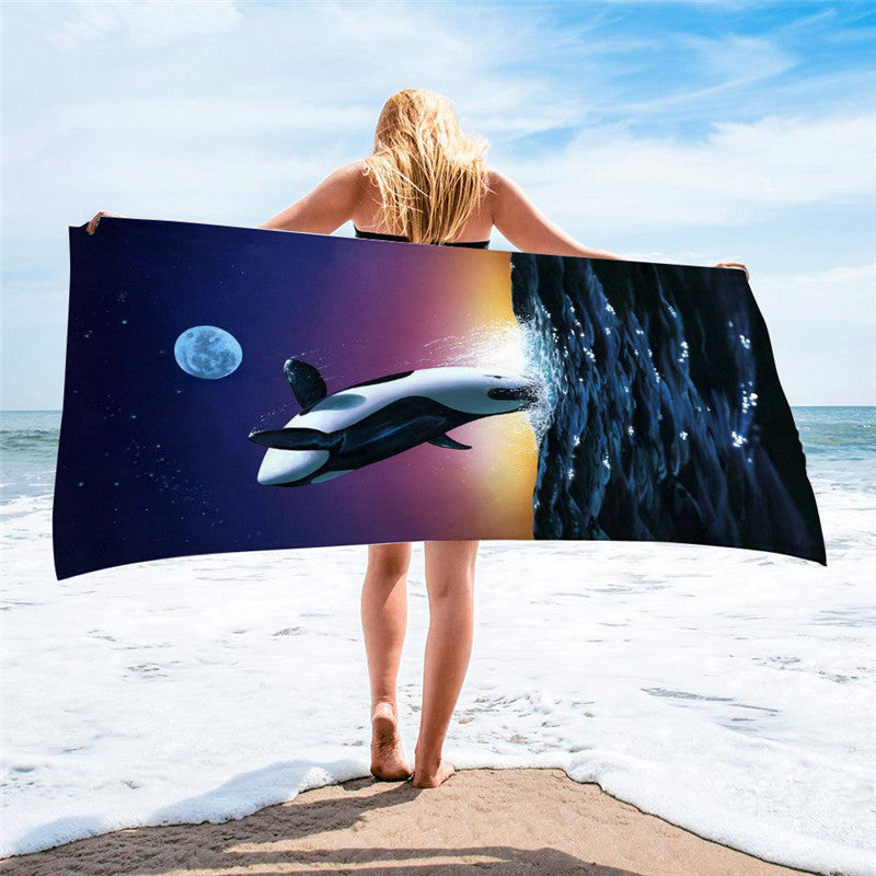 Square beach towel Saor Style