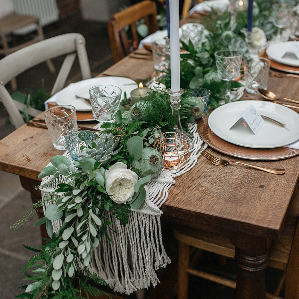 Decorative Hand Woven Table Carpet