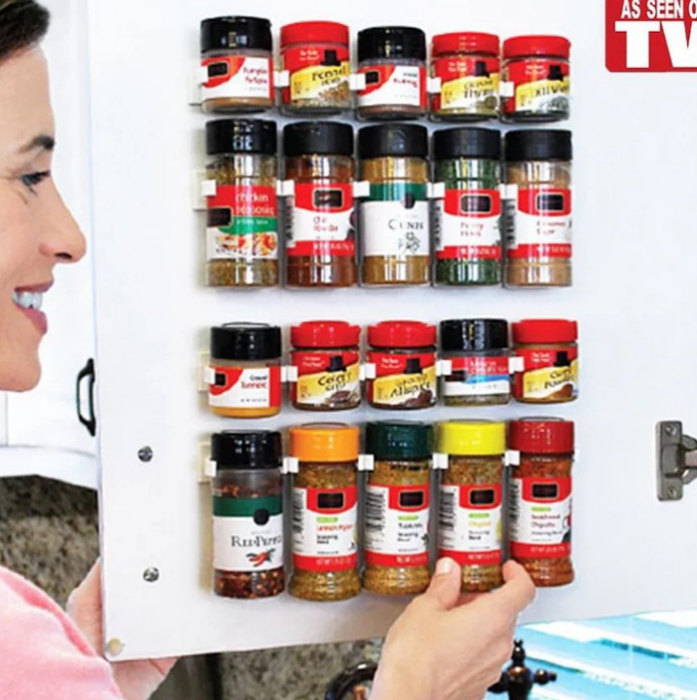 Clip N Store Storage Rack Spice Rack Kitchen Supplies Gadgets Bottle Racks GND Products