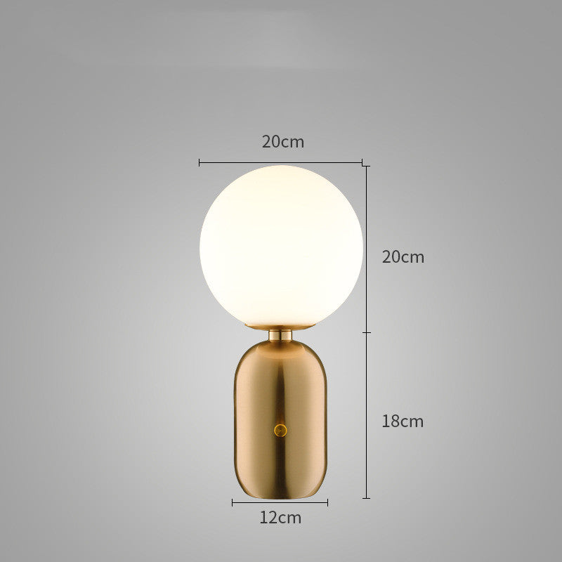 Nordic Modern Vertical Bedroom Bedside Lamp Saor Style