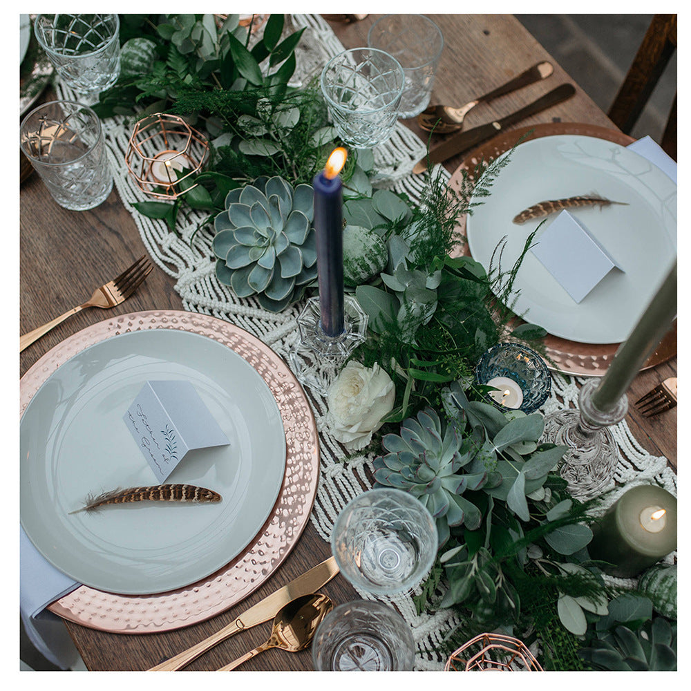 Decorative Hand Woven Table Carpet