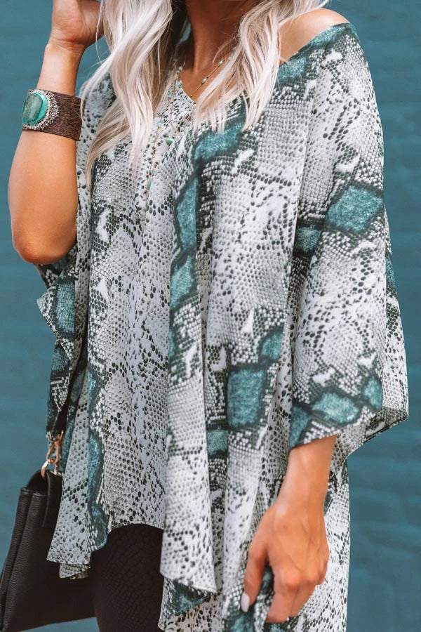Beach vacation blouse women Saor Style