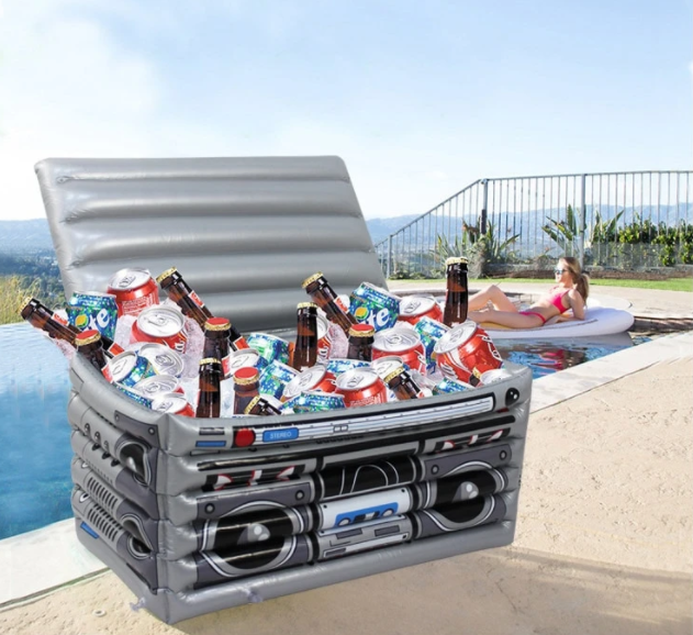 INFLATABLE RADIO COOLER POOL FLOAT GND Products