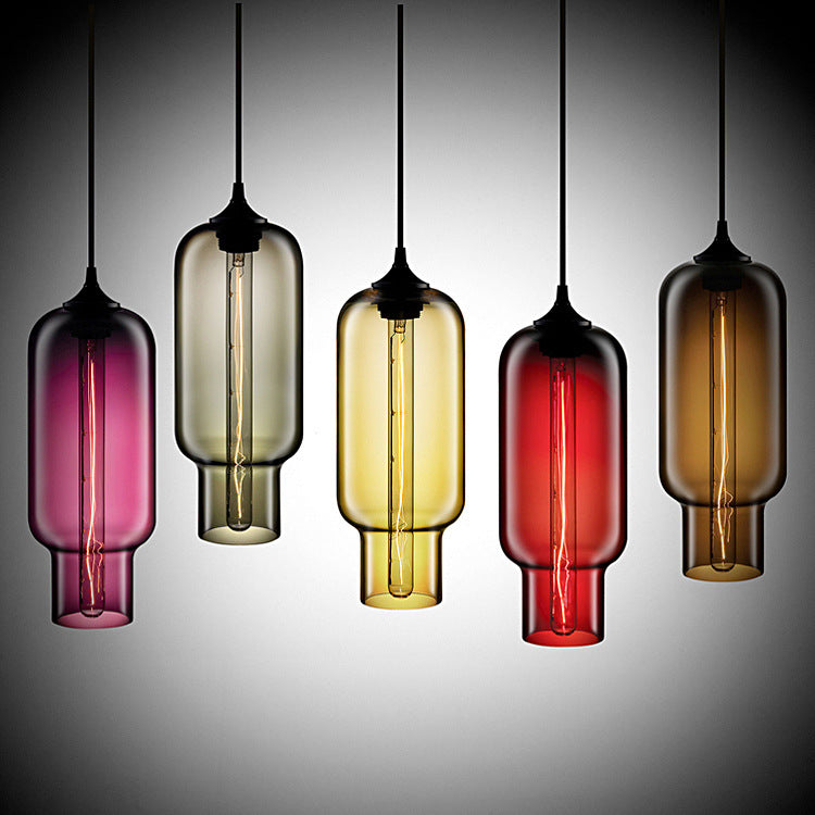 Modern Loft Pendant Lamp Glass Hanging Light Fixture
