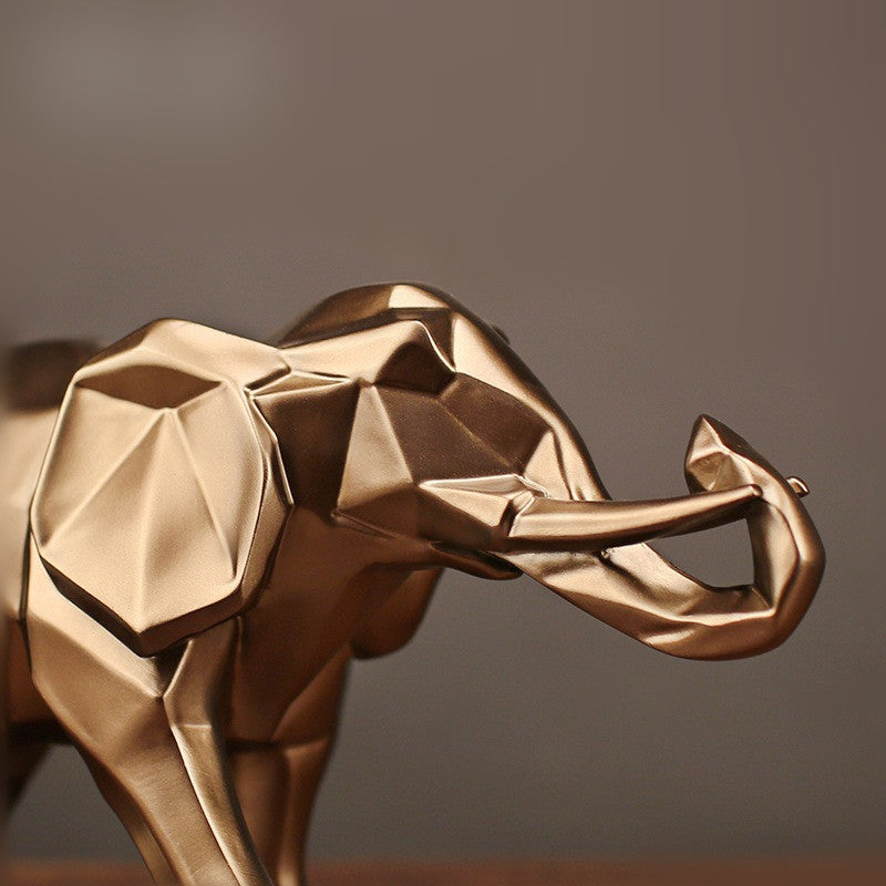 Imitation copper resin Elephant craft decoration