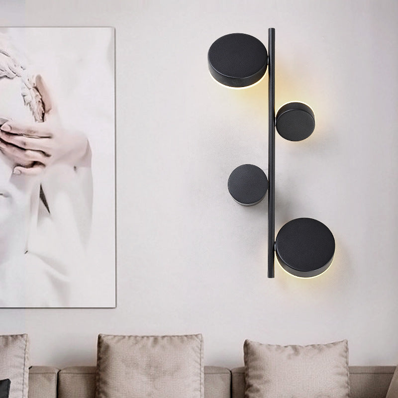 Nordic Modern Long Wall Lamp Creative Personality Art Light Luxury GND Products